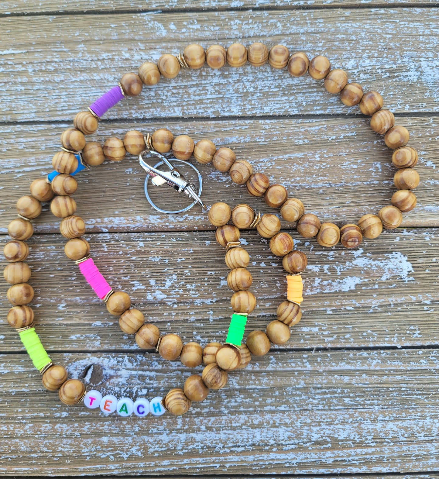Multicolor Teach Lanyard