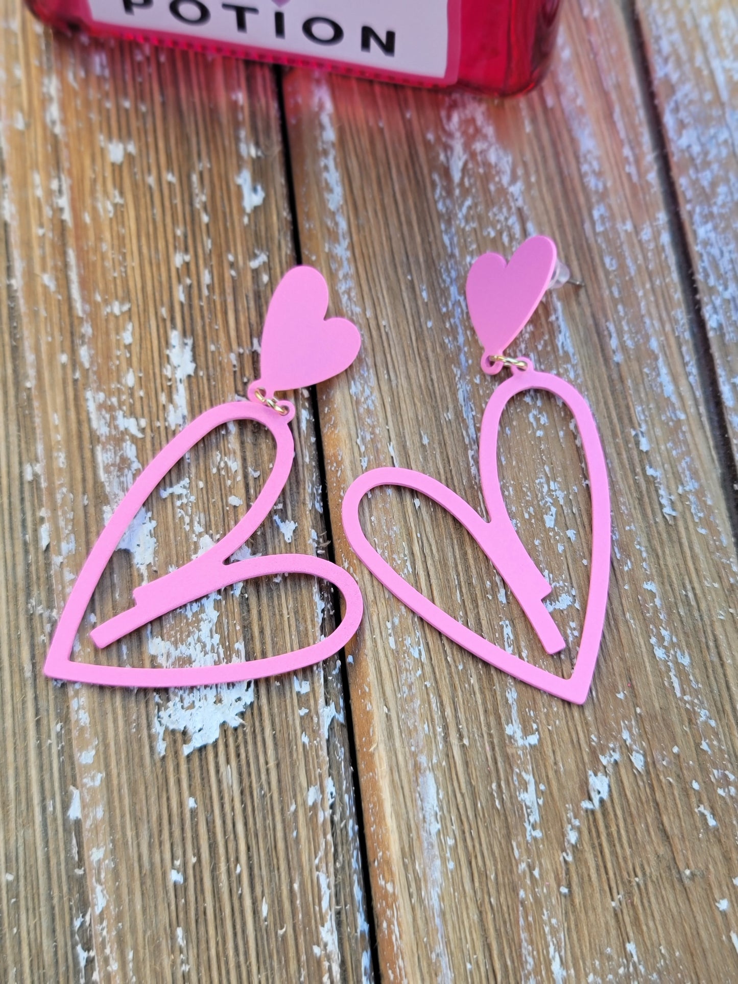 Open Pink Heart