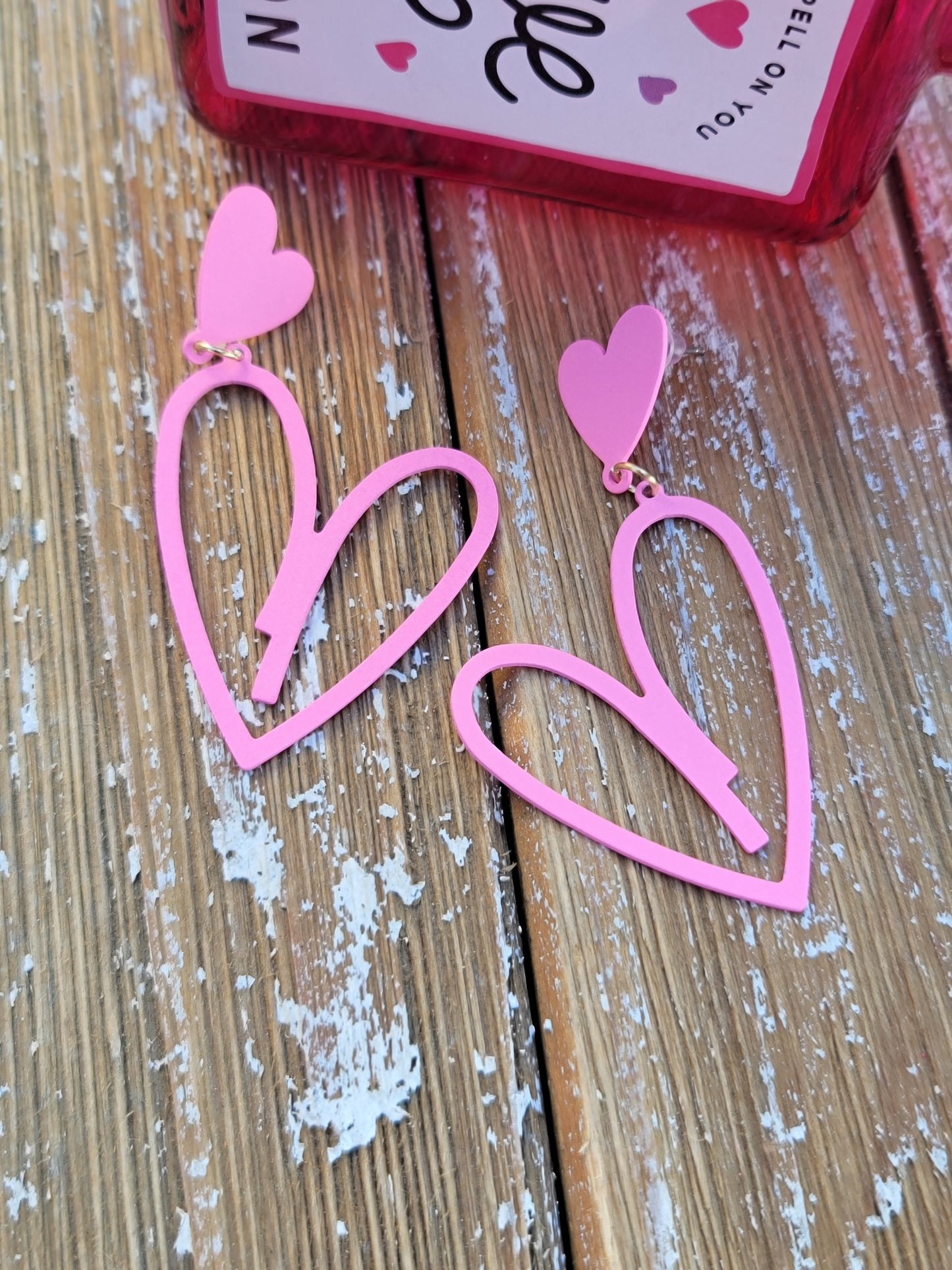 Open Pink Heart