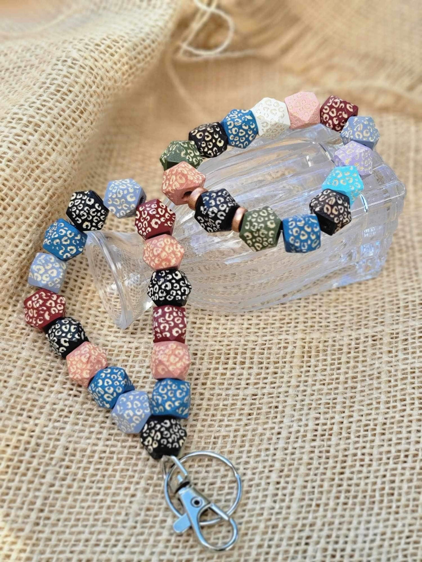 Lovely Leopard Wrist Lanyard