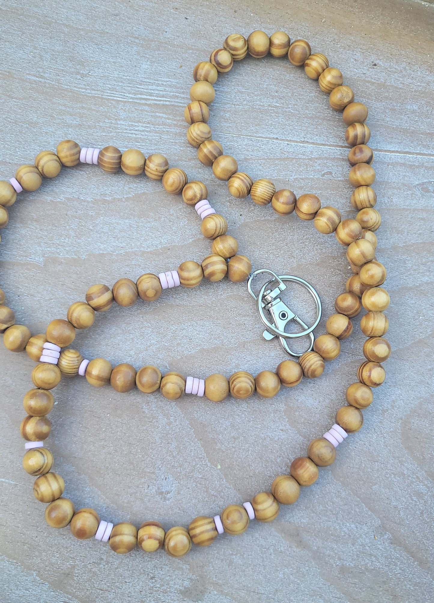 Natural Wood Lanyard