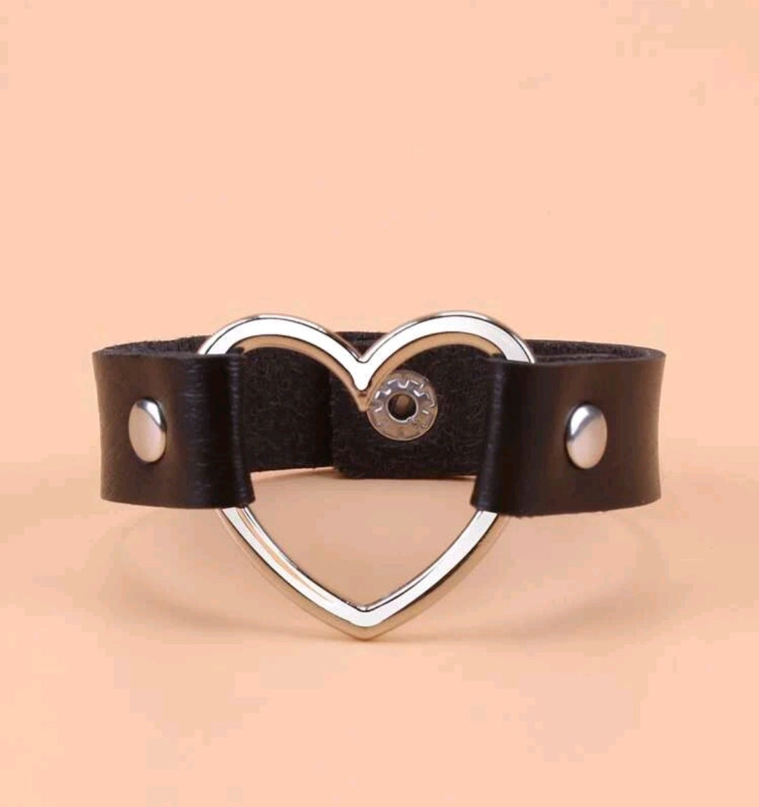Black Heart Cuff