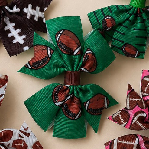 Game day Hair Bows