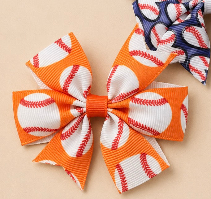 Game day Hair Bows