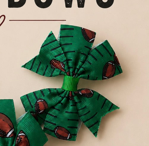 Game day Hair Bows