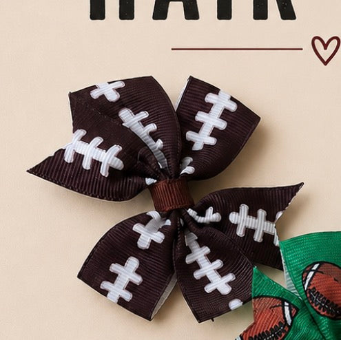 Game day Hair Bows