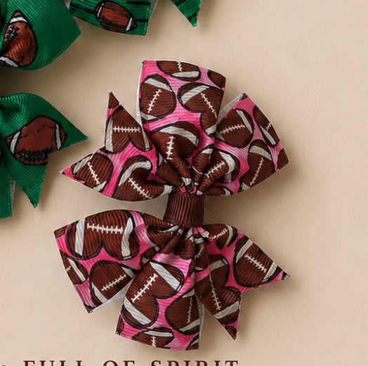 Game day Hair Bows