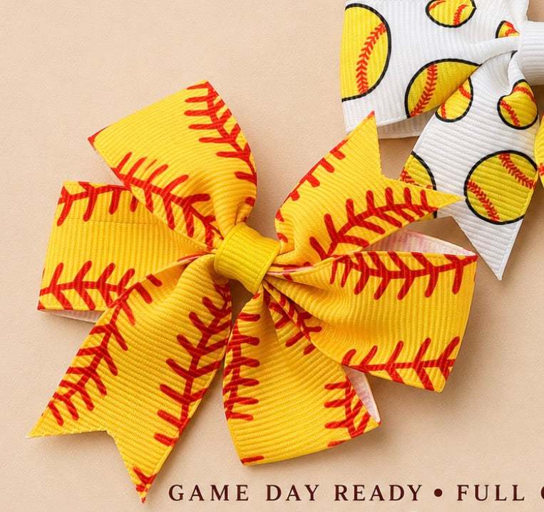 Game day Hair Bows