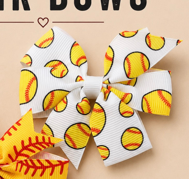 Game day Hair Bows