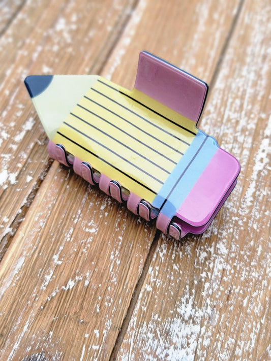 Pencil hair clip