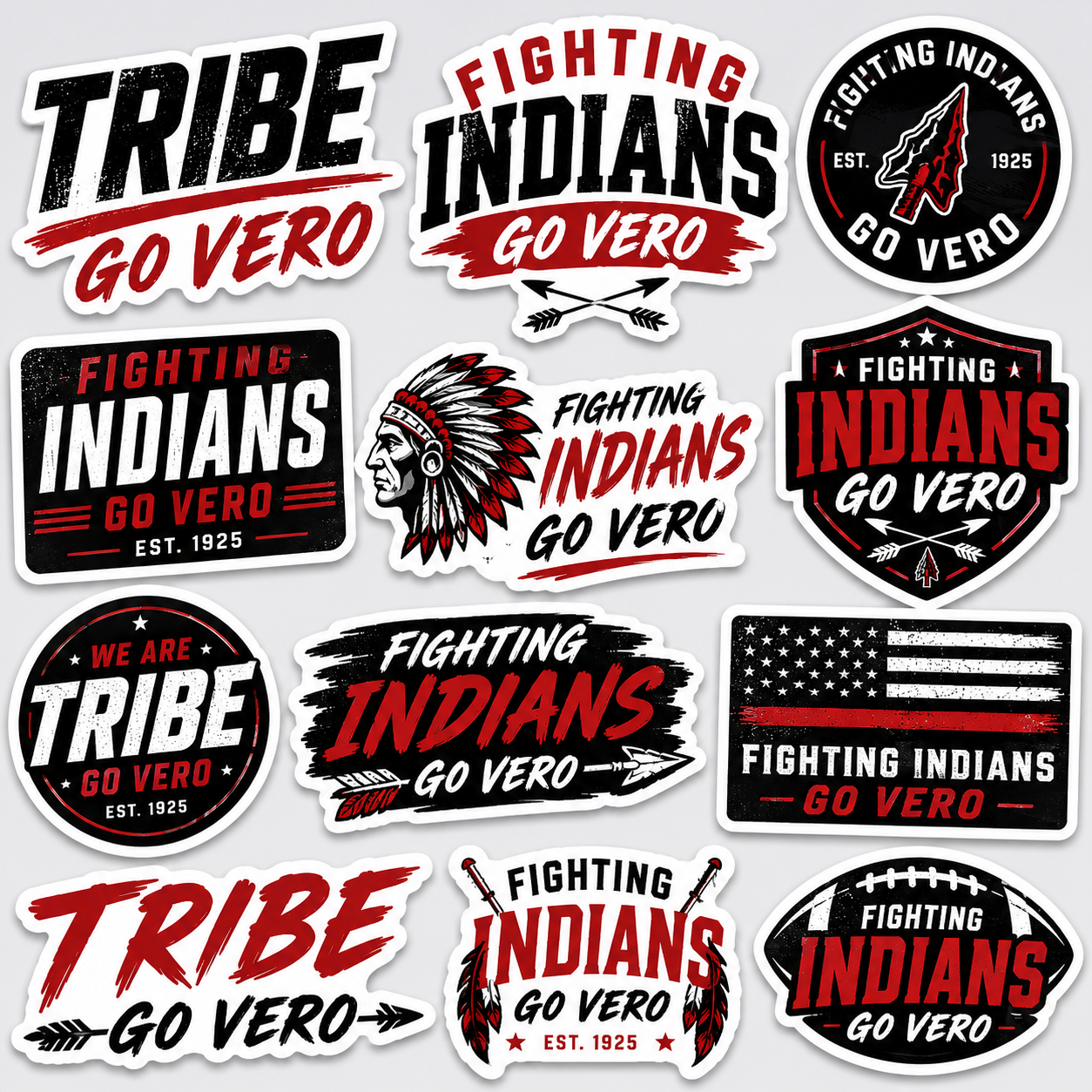 GO VERO stickers