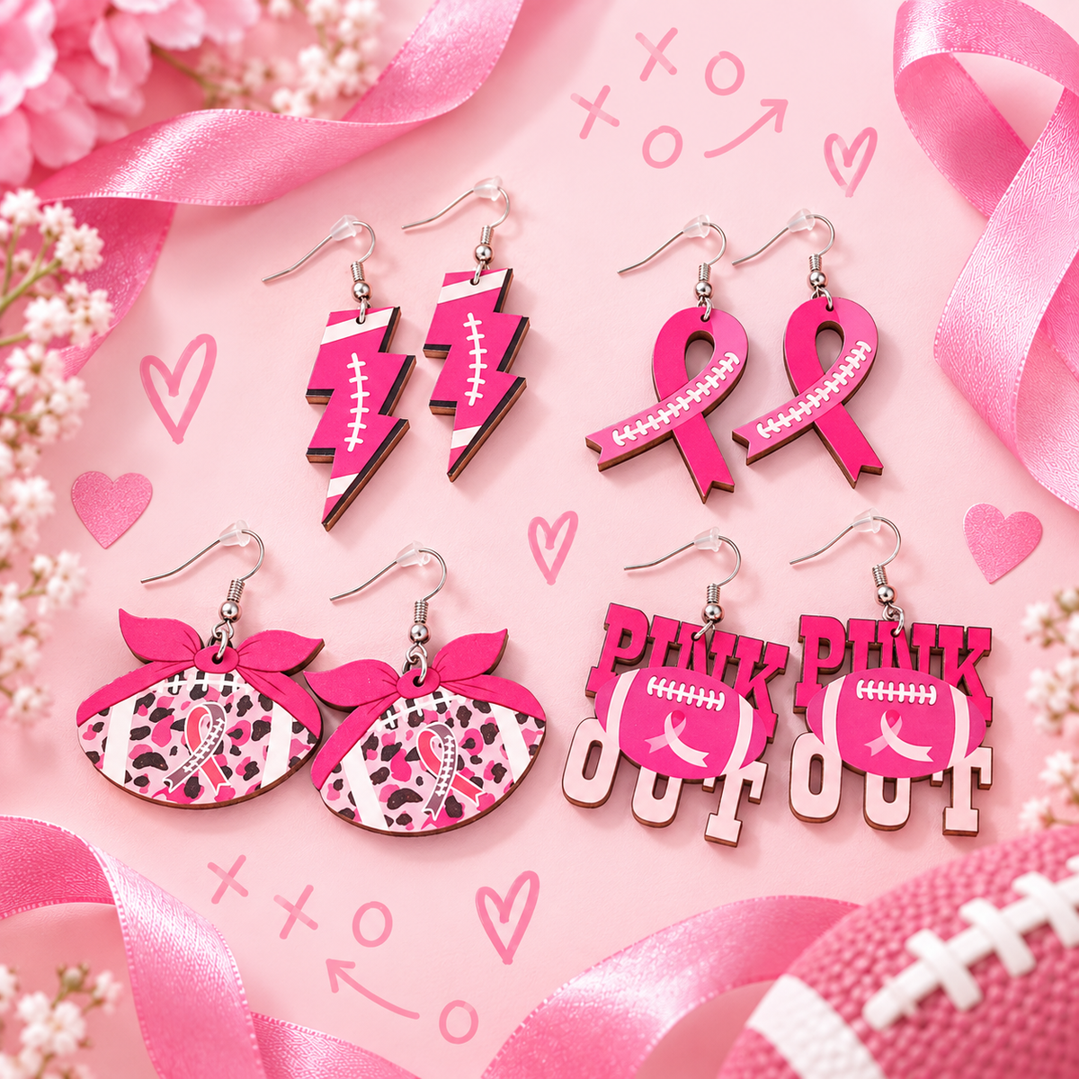 PINK OUT Earrings