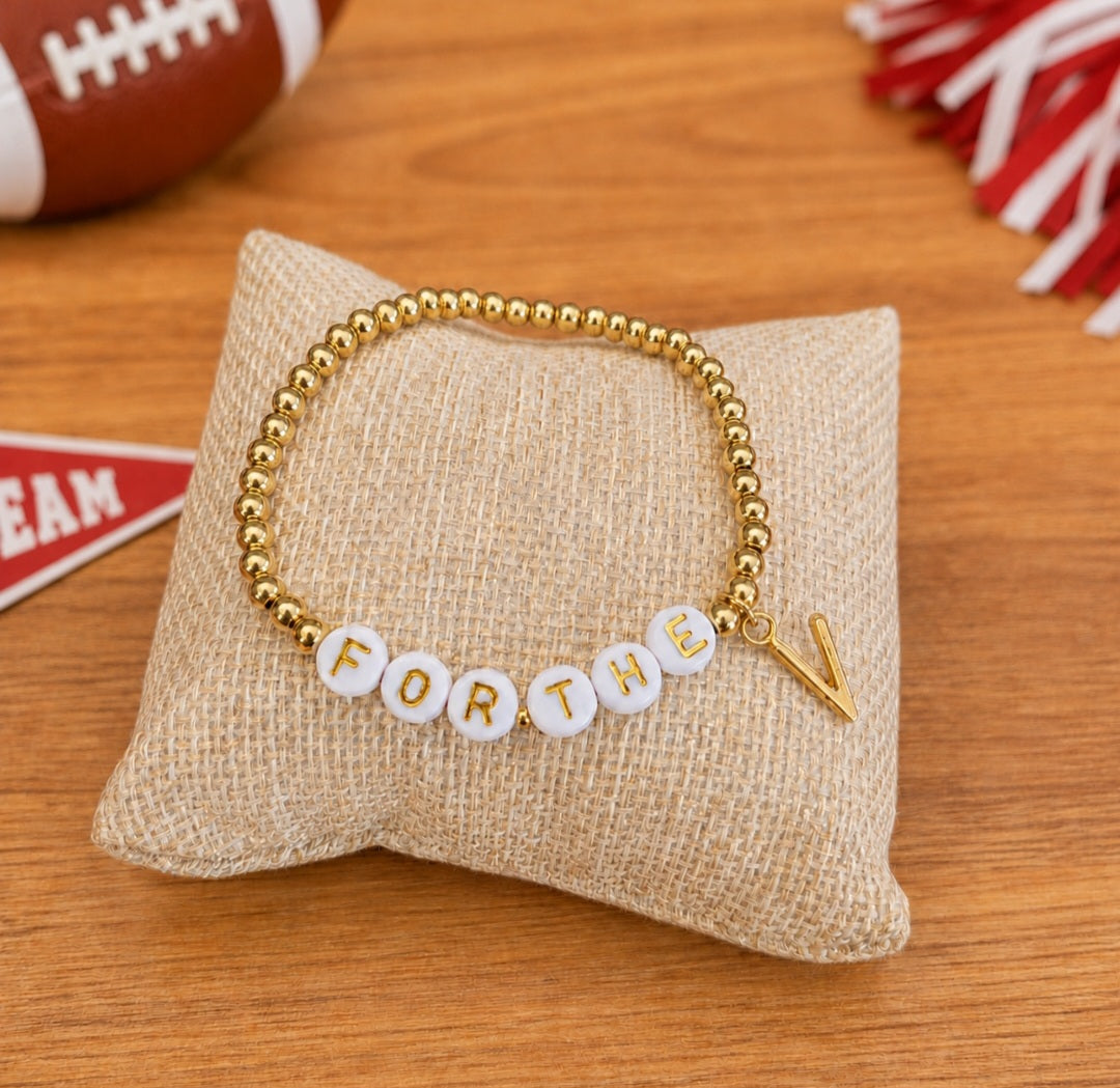 For The V- 18k gold-plated