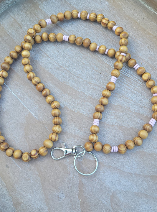 Natural Wood Lanyard